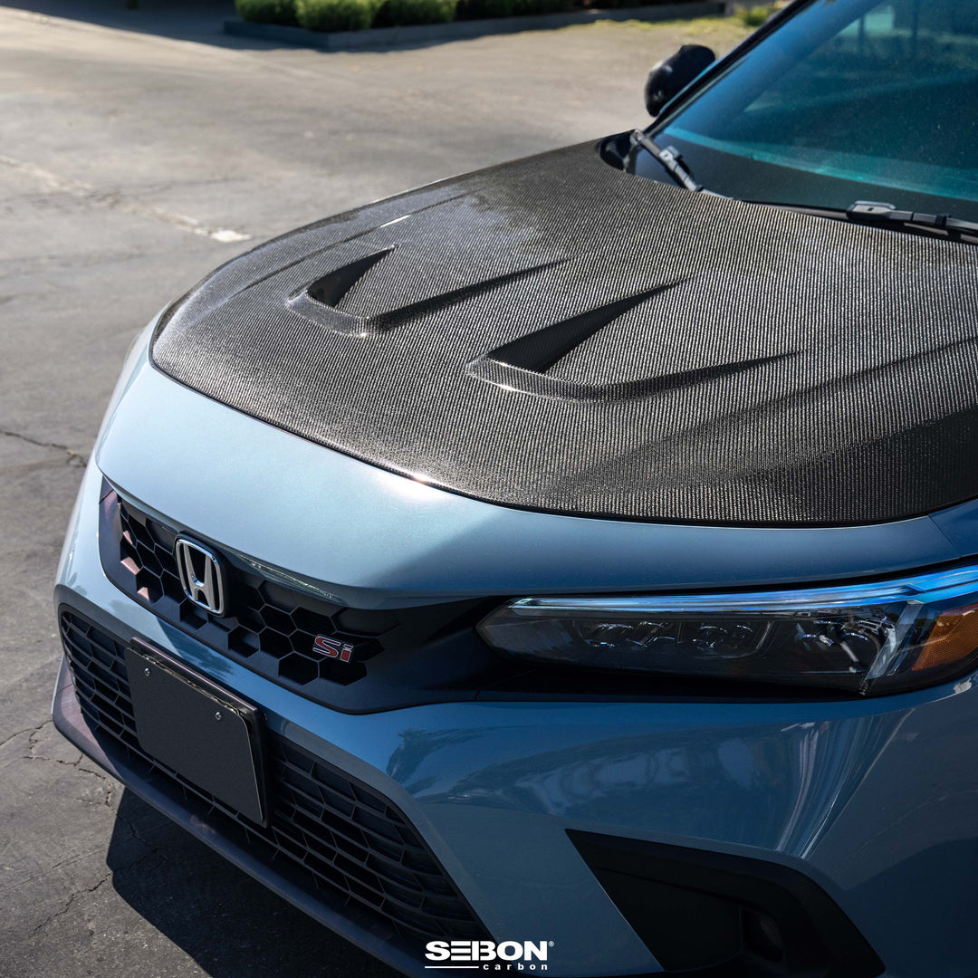 Seibon MR-Style Carbon Fiber Hood for 2022-2026 Honda Civic Sedan / Hatchback - image 7