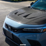 Load image into Gallery viewer, Seibon MR-Style Carbon Fiber Hood for 2022-2026 Honda Civic Sedan / Hatchback - image 7
