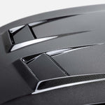 Load image into Gallery viewer, Seibon DV-Style Carbon Fiber hood for 2022-2026 Volkswagen Golf GTI / R - image 6
