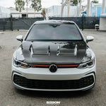 Load image into Gallery viewer, Seibon DV-Style Carbon Fiber hood for 2022-2026 Volkswagen Golf GTI / R - image 10
