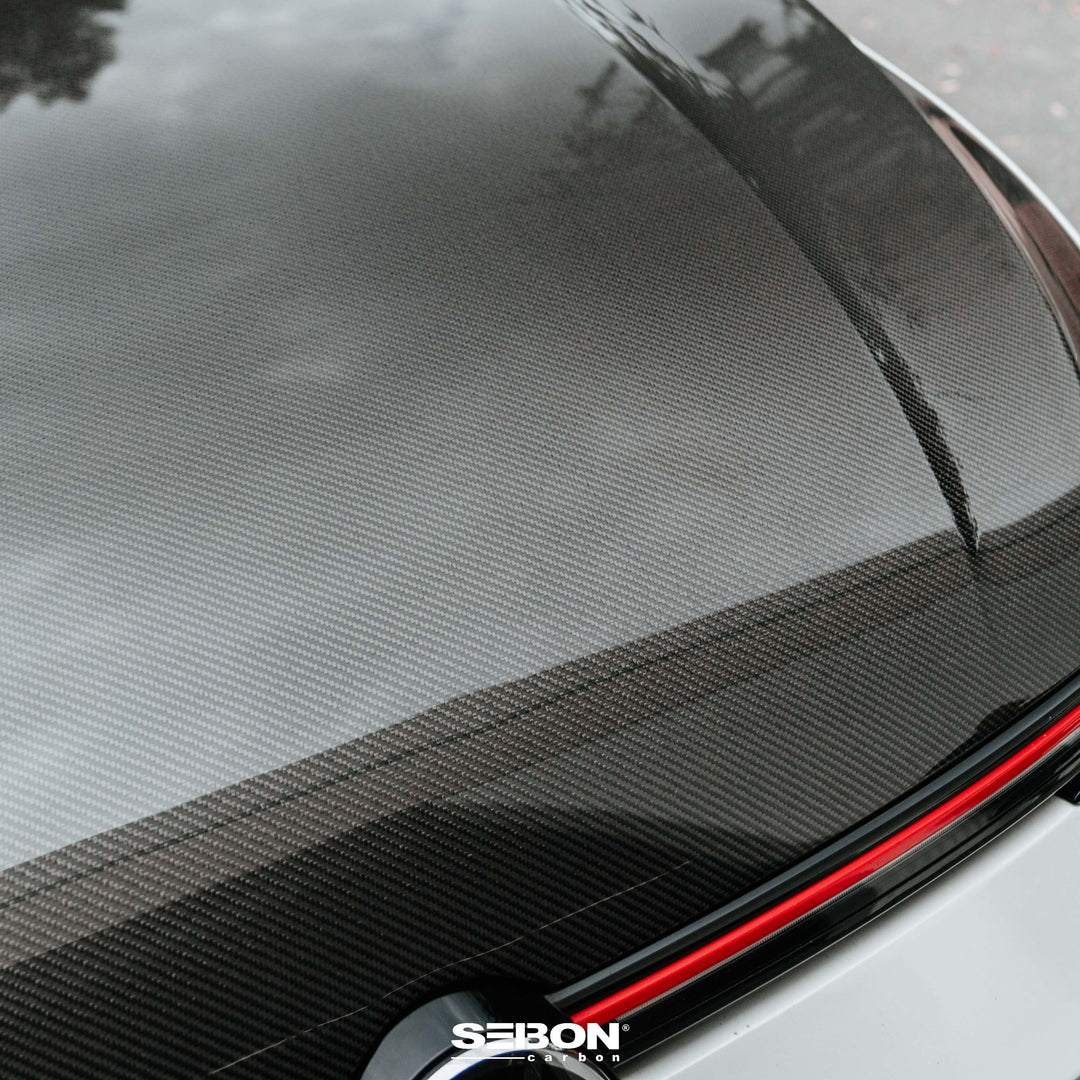 Seibon OEM-Style Carbon Fiber hood for 2022-2026 Volkswagen Golf GTI / R - image 9