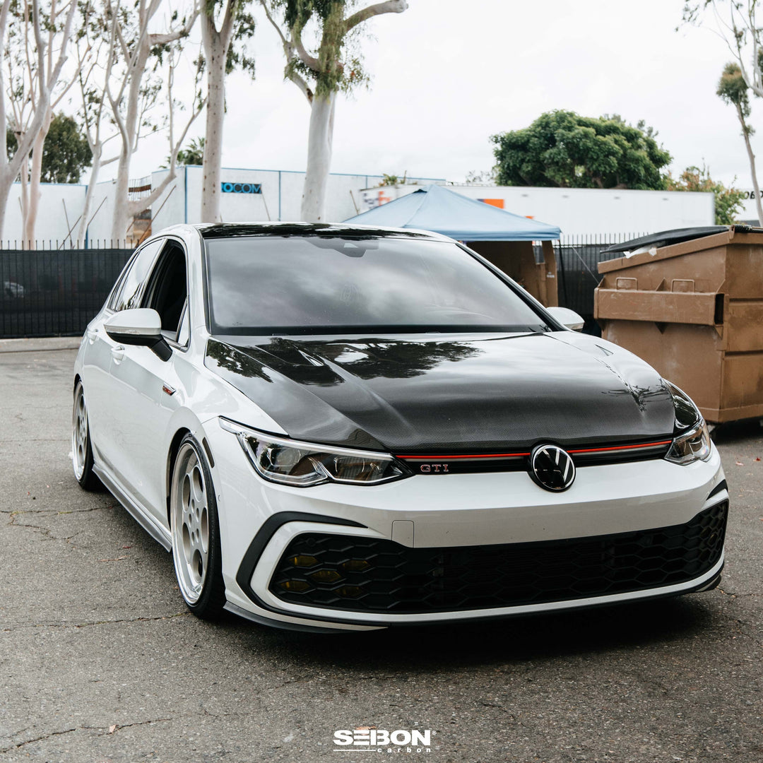 Seibon TM-Style Carbon Fiber hood for 2022-2026 Volkswagen Golf GTI / R - image 8