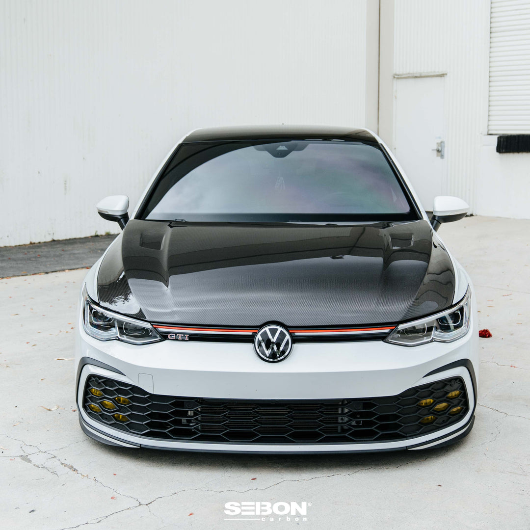 Seibon TM-Style Carbon Fiber hood for 2022-2026 Volkswagen Golf GTI / R - image 9