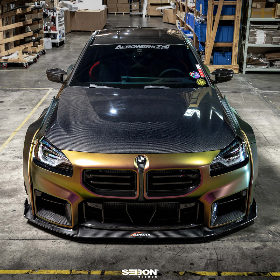 Seibon OEM-Style Double-Sided Carbon Fiber Hood for 2022-2026 BMW G42 2 Series Coupe / G87 M2 - image 8