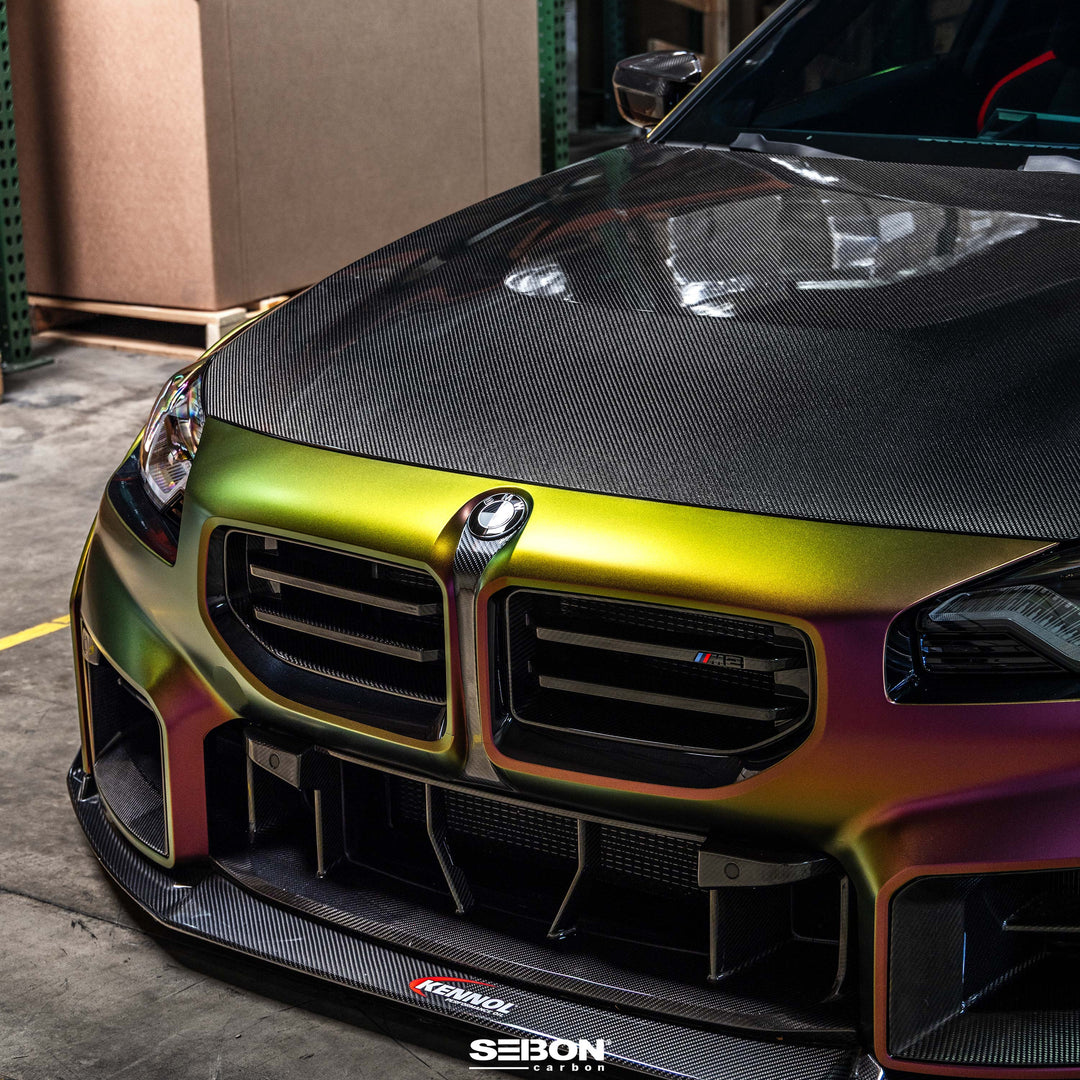Seibon OEM-Style Double-Sided Carbon Fiber Hood for 2022-2026 BMW G42 2 Series Coupe / G87 M2 - image 9