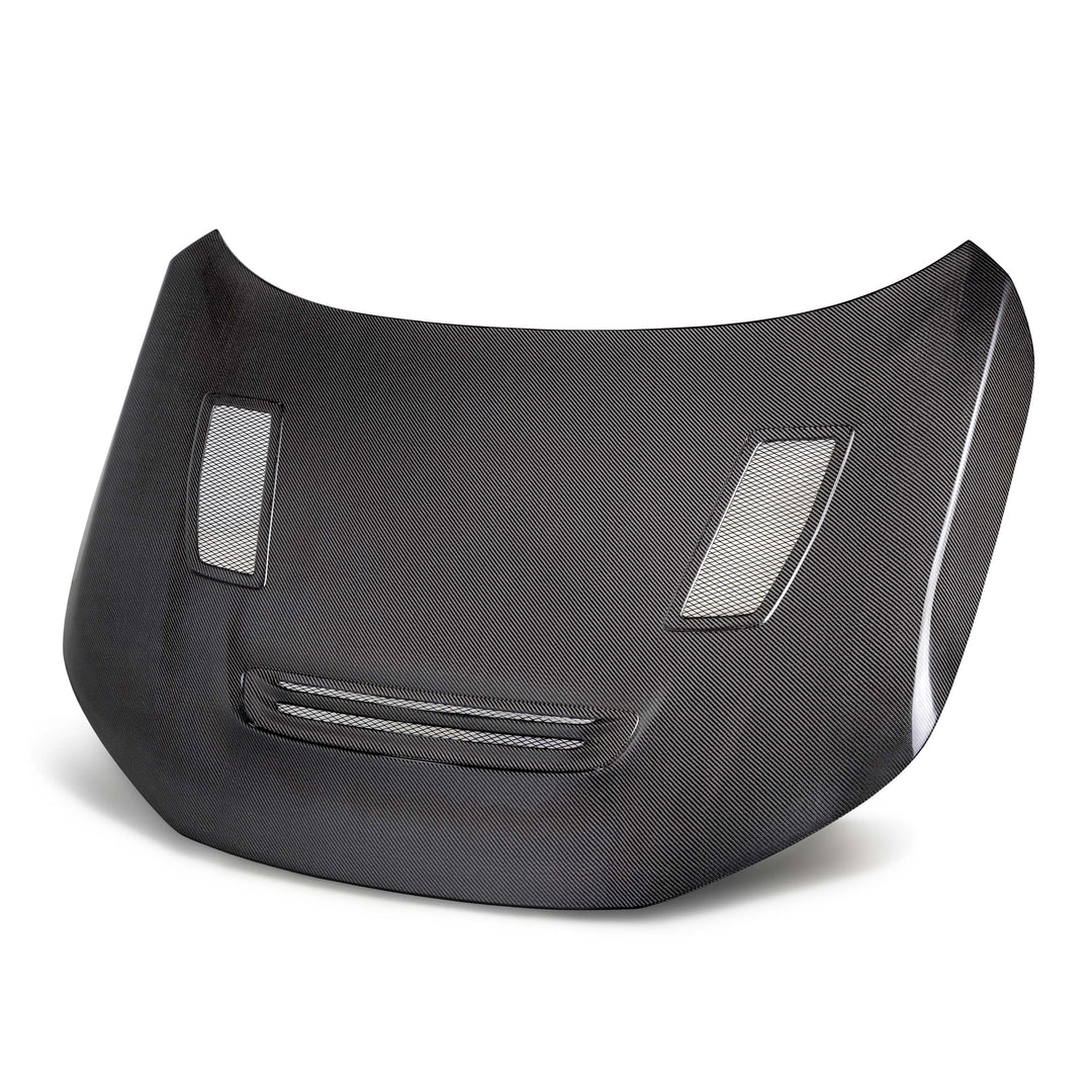 Seibon GT-Style Double Sided Carbon Fiber Hood For 2023-2026 Honda Civic Type R - image 1