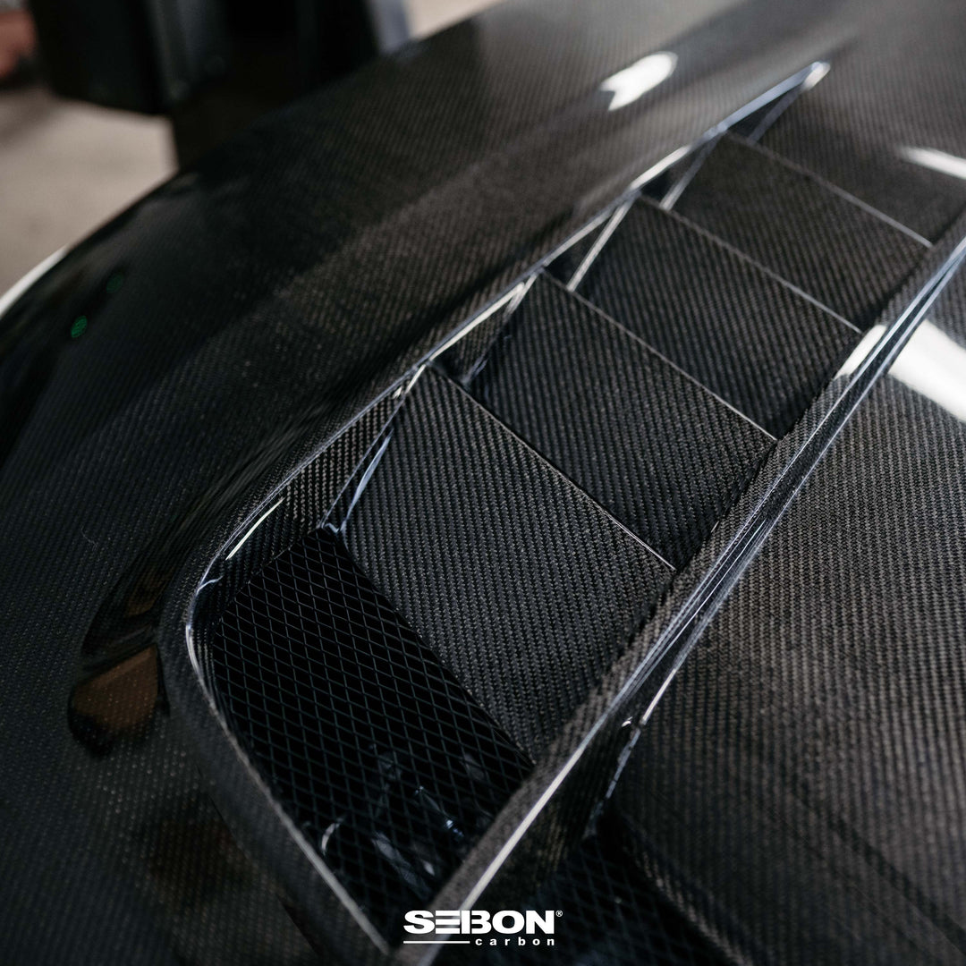 Seibon TV-Style Double Sided Carbon Fiber Hood For 2023-2026 Honda Civic Type R - image 9