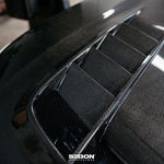 Load image into Gallery viewer, Seibon TV-Style Double Sided Carbon Fiber Hood For 2023-2026 Honda Civic Type R - image 9

