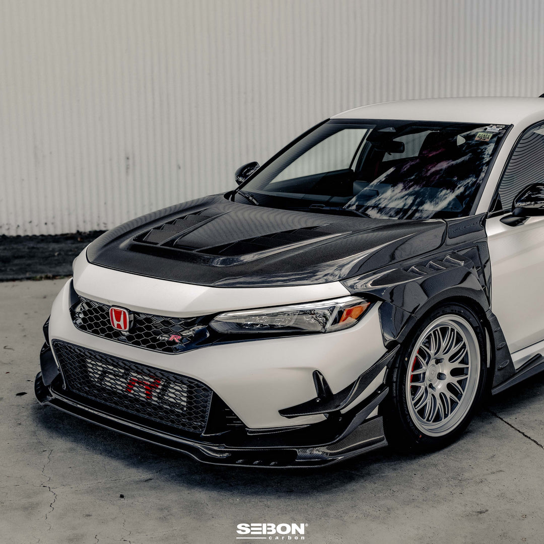 Seibon TV-Style Double Sided Carbon Fiber Hood For 2023-2026 Honda Civic Type R - image 10