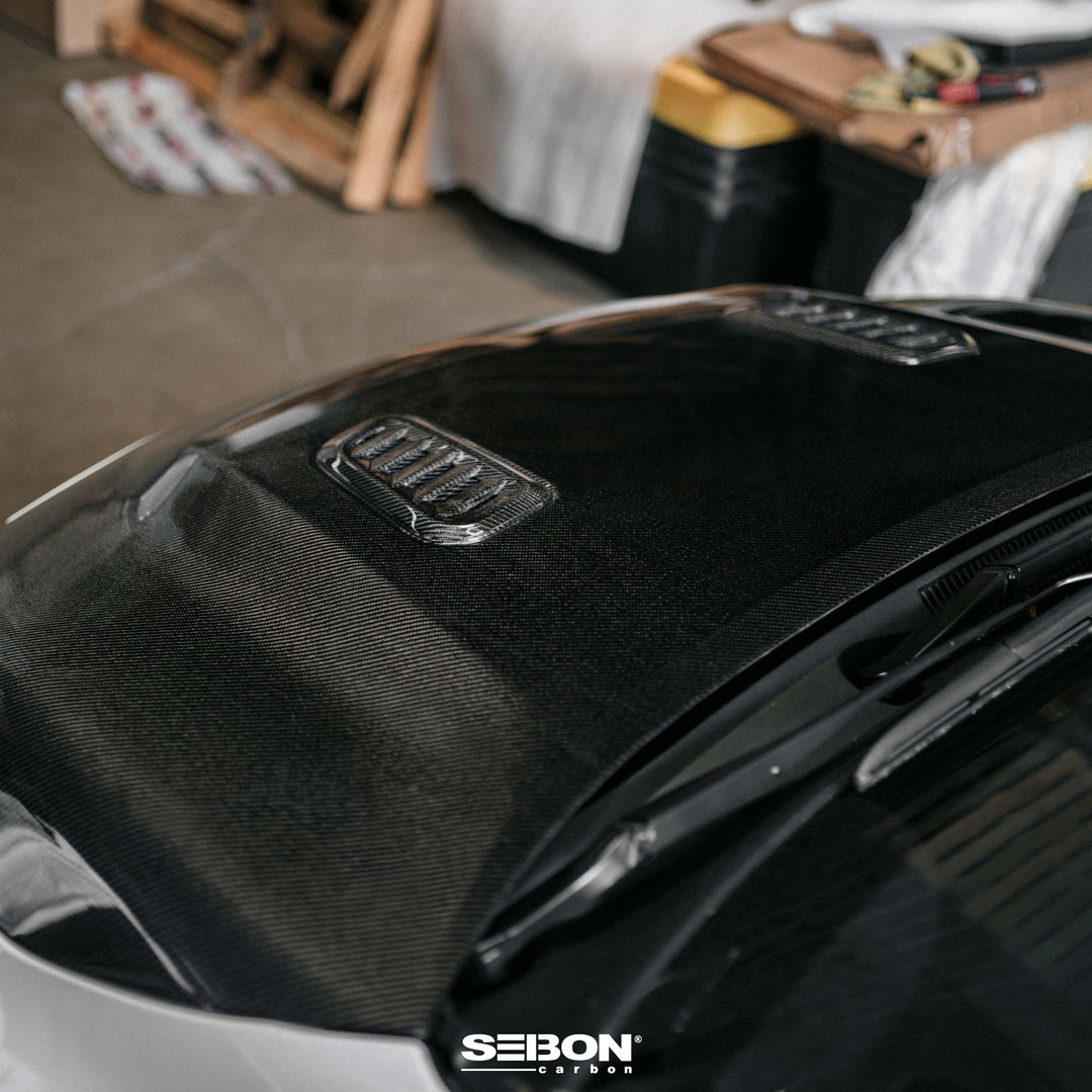 Seibon OEM-style Double-Sided carbon fiber hood for 2023-2026 Toyota GR Corolla - image 2