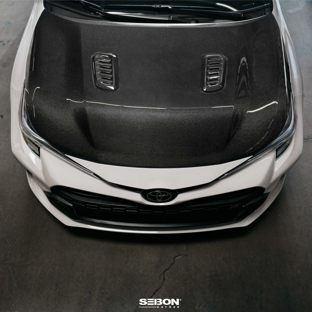 Seibon OEM-style Double-Sided carbon fiber hood for 2023-2026 Toyota GR Corolla - image 11