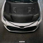 Load image into Gallery viewer, Seibon OEM-style Double-Sided carbon fiber hood for 2023-2026 Toyota GR Corolla - image 11
