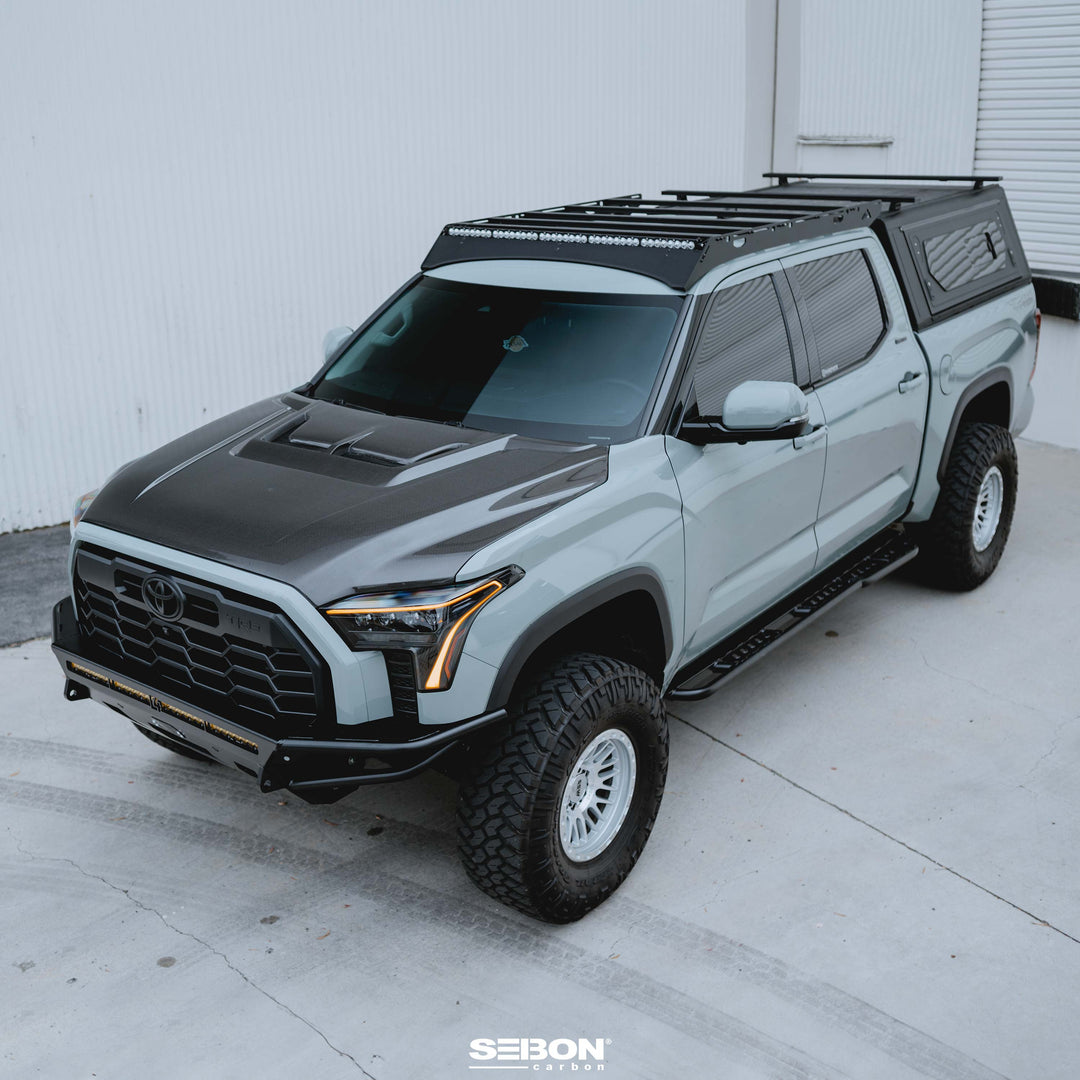 Seibon RR-Style Carbon Fiber hood for 2022-2026 Toyota Tundra / 2023-2026 Toyota Sequoia - image 11