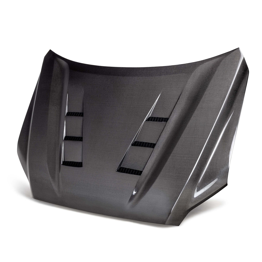 Seibon TS-Style Carbon Fiber hood for 2022-2026 Toyota Tundra / 2023-2026 Toyota Sequoia - image 1