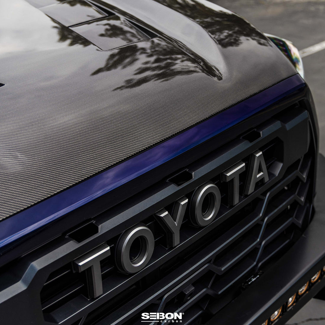 Seibon TS-Style Carbon Fiber hood for 2022-2026 Toyota Tundra / 2023-2026 Toyota Sequoia - image 12