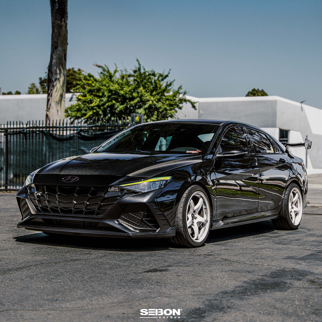 Seibon OEM-Style Carbon Fiber Hood for 2021-2025 Hyundai Elantra / Elantra N - image 7