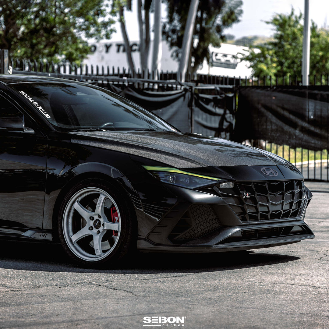 Seibon OEM-Style Carbon Fiber Hood for 2021-2025 Hyundai Elantra / Elantra N - image 11