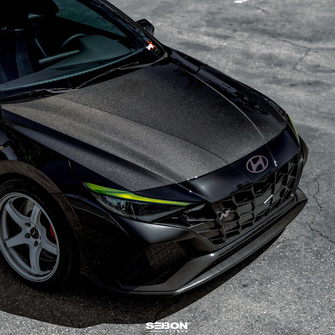 Seibon OEM-Style Carbon Fiber Hood for 2021-2025 Hyundai Elantra / Elantra N - image 10
