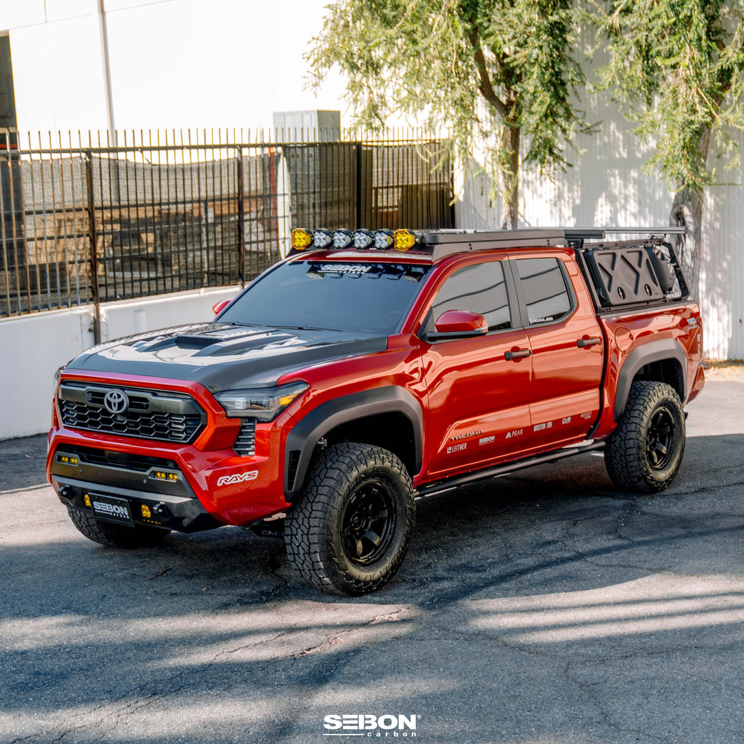 Seibon TS-Style Carbon Fiber hood for 2024-2026 Toyota Tacoma / 2025-2026 Toyota 4Runner - image 8