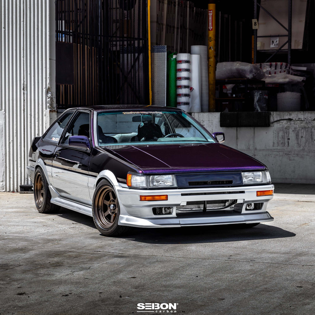 Seibon OEM-Style Carbon Fiber hood for 1984-1987 JDM Toyota Levin AE86 - image 2
