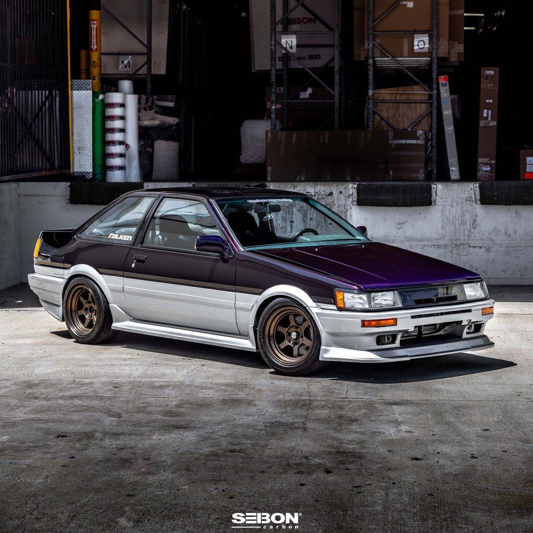Seibon OEM-Style Carbon Fiber hood for 1984-1987 JDM Toyota Levin AE86 - image 3