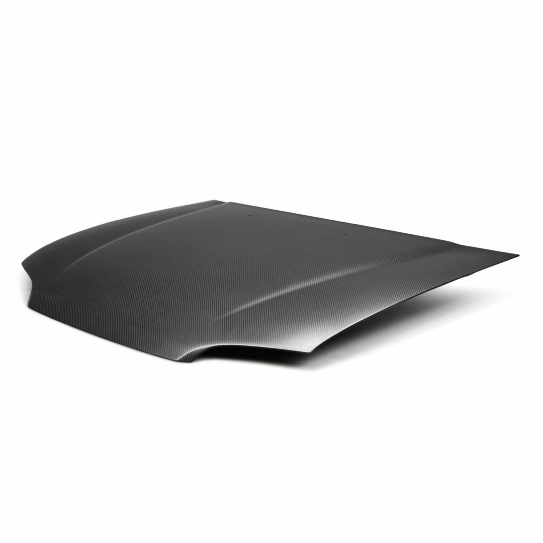Seibon OEM-style dry carbon fiber hood for 1992-1995 Honda Civic Coupe / Hatchback - Matte - image 2