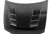 Seibon TS-Style Carbon Fiber hood for 1992-1995 Honda Civic Coupe/3DR - image 1