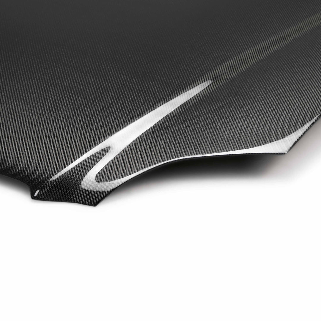 Seibon OEM-Style Carbon Fiber hood for 1996-1998 Honda Civic - image 3
