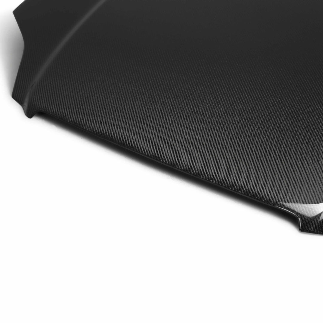 Seibon OEM-Style Carbon Fiber hood for 1996-1998 Honda Civic - image 4