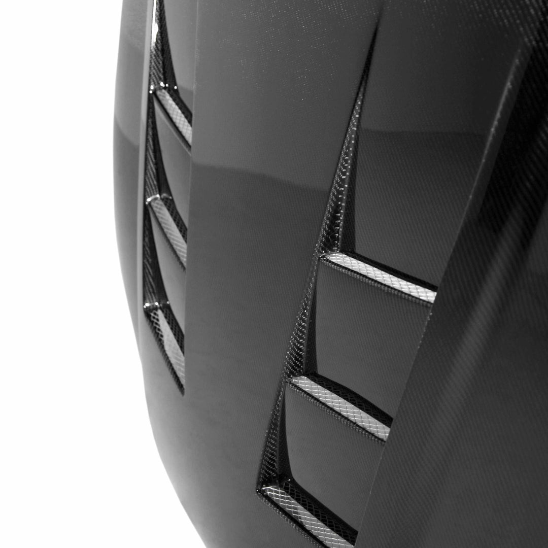 Seibon TS-Style Carbon Fiber hood for 1996-1998 Honda Civic - image 3