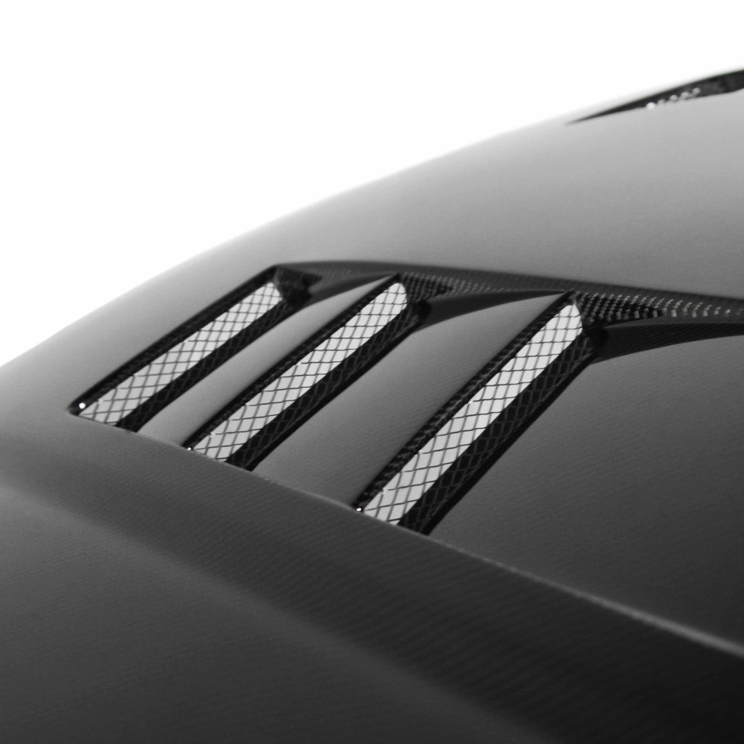 Seibon TS-Style Carbon Fiber hood for 1999-2000 Honda Civic - image 3