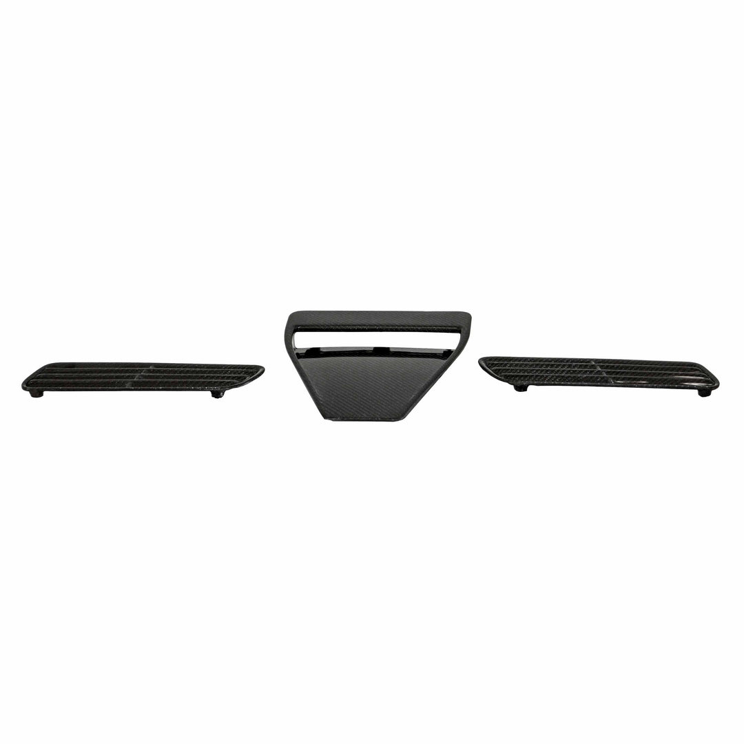 Seibon OEM-Style Carbon Fiber hood scoop for 2008-2015 Mitsubishi Lancer EVO X - image 2