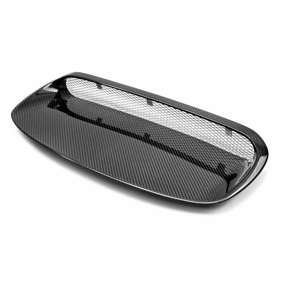 Seibon OEM-Style Carbon Fiber hood scoop for 2008-2014 Subaru WRX / STi - image 1