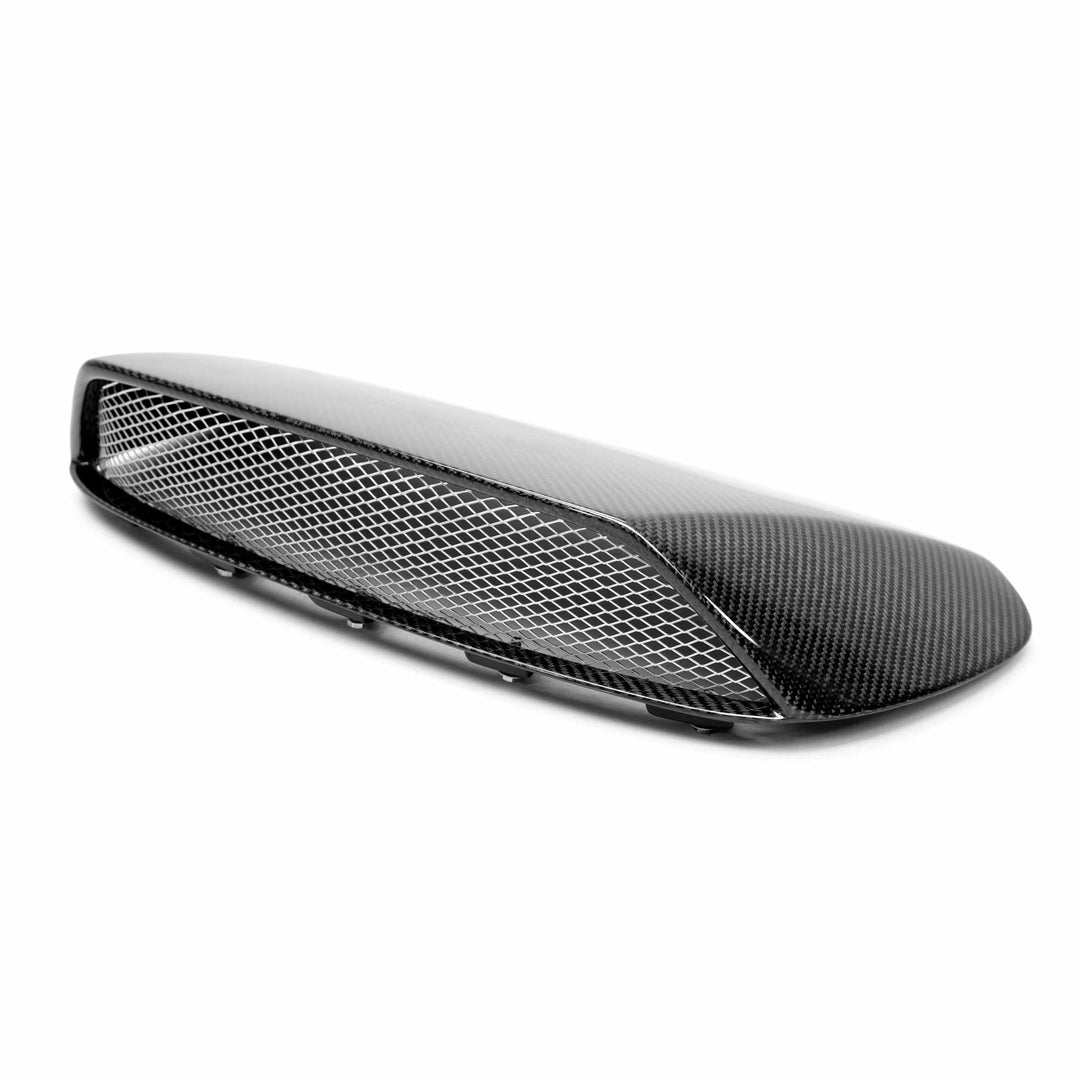 Seibon STI-Style Carbon Fiber hood scoop for 2008-2014 Subaru WRX / STi - image 1