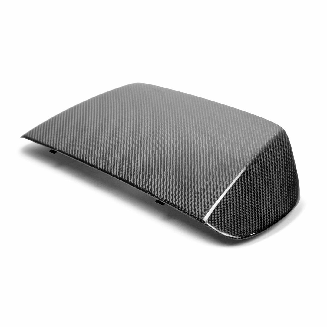 Seibon STI-Style Carbon Fiber hood scoop for 2008-2014 Subaru WRX / STi - image 2