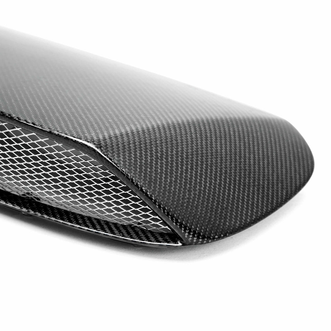 Seibon STI-Style Carbon Fiber hood scoop for 2008-2014 Subaru WRX / STi - image 3