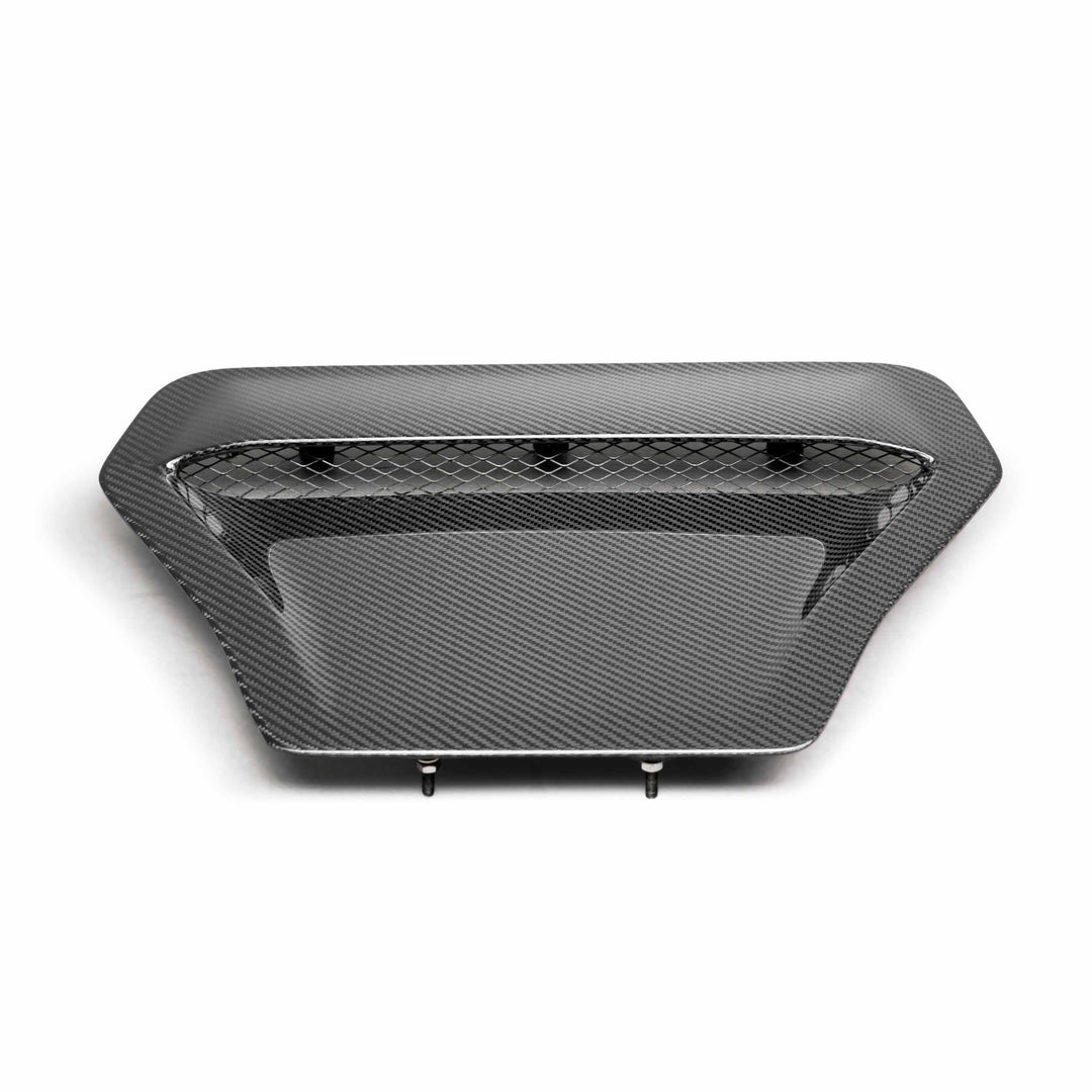 Seibon OEM-Style Carbon Fiber hood scoop for 2017-2021 Honda Civic Type R - image 2