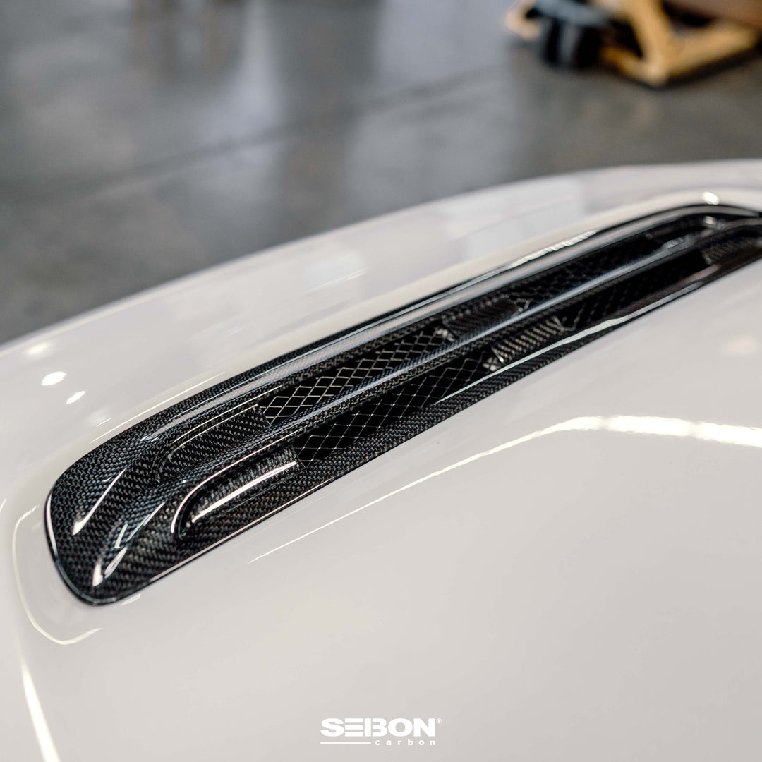 Seibon Carbon fiber hood vent for 2023-2026 Honda Civic Type R - image 2