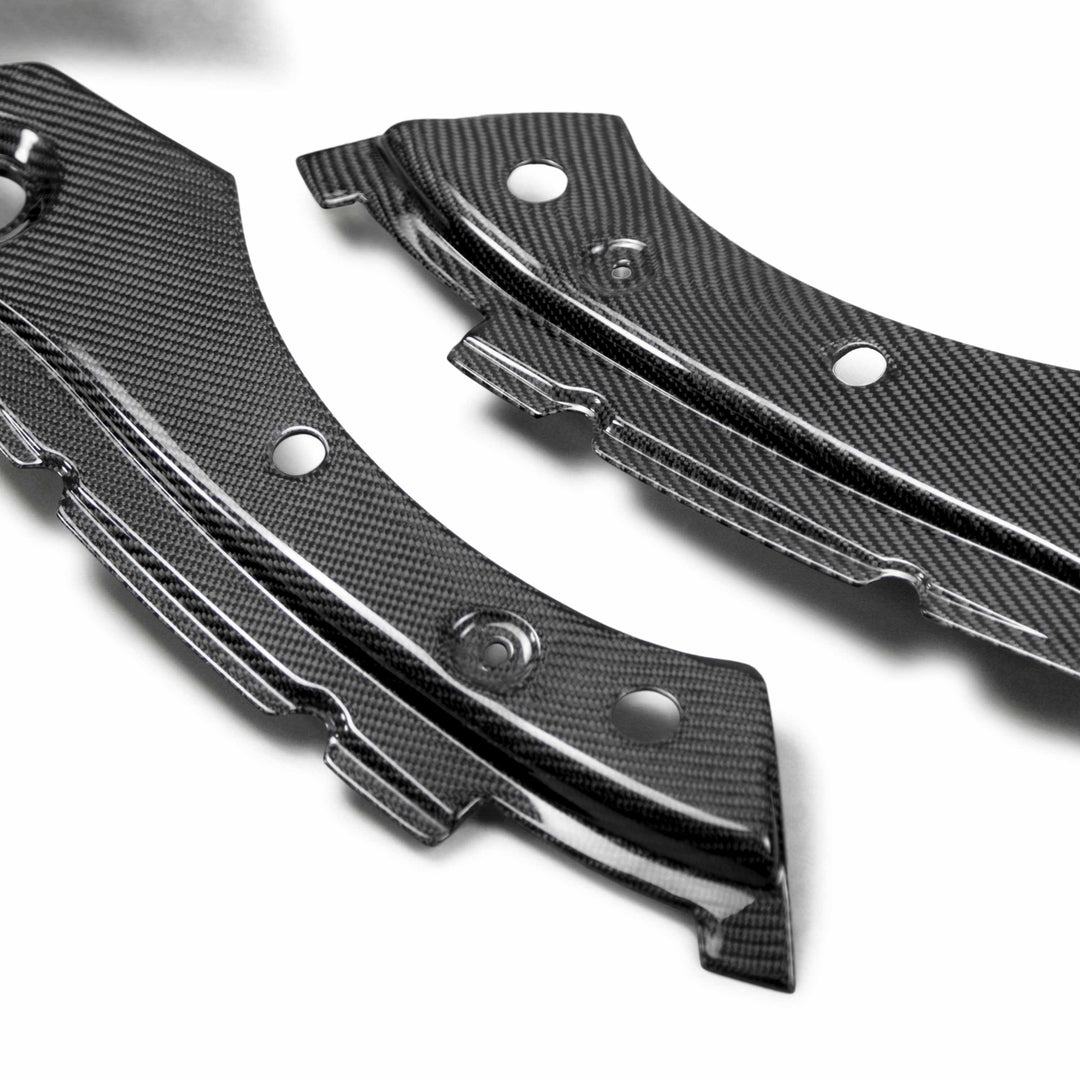 Seibon Carbon fiber under hood inner wing trim for 2017-2021 Honda Civic Type R - image 3