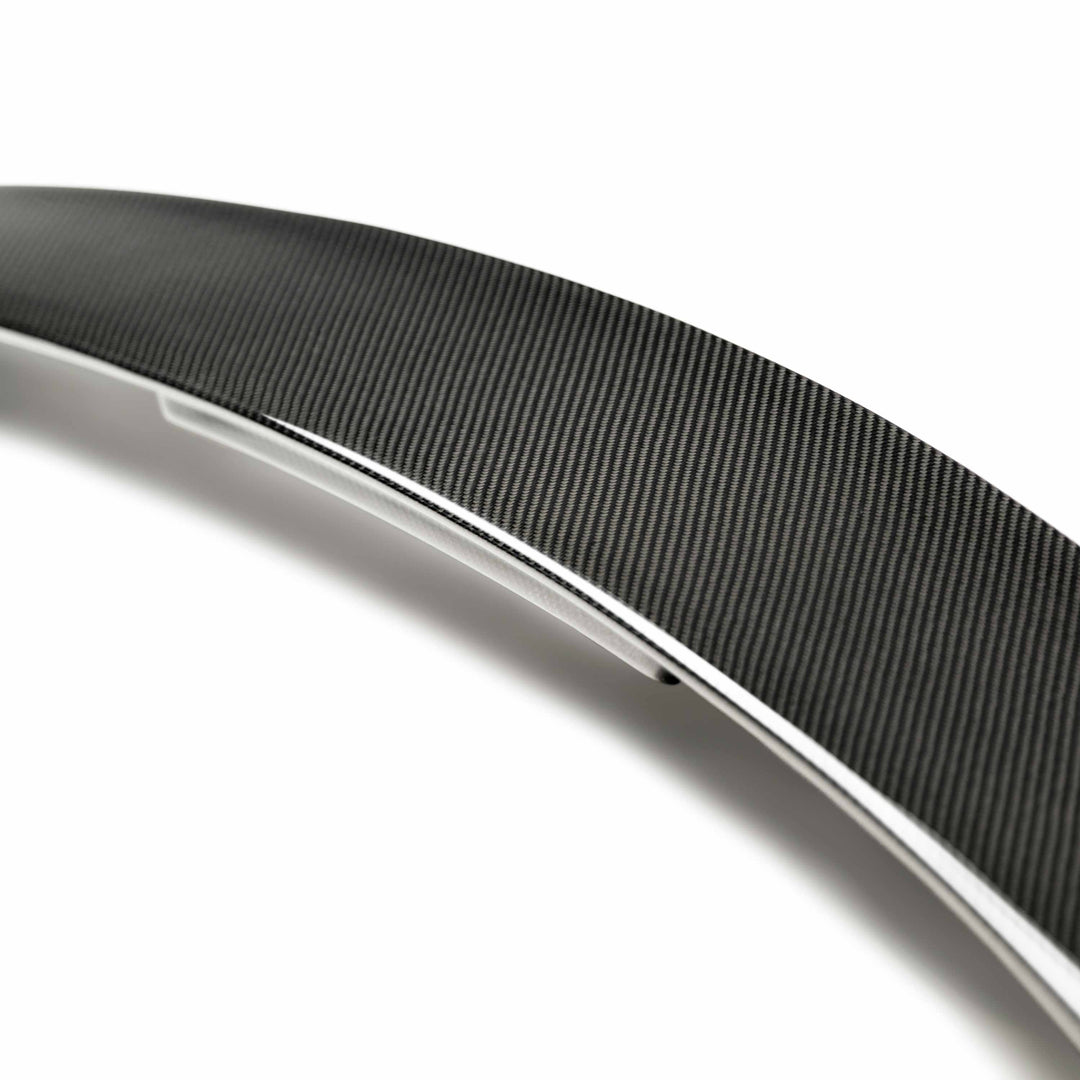 Seibon Carbon fiber tailgate middle spoiler for 2017-2021 Honda Civic Type R - image 3