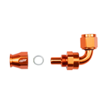 Load image into Gallery viewer, -6 AN 90 Degree Female Aluminum Hose End (PTFE)
