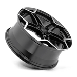 Load image into Gallery viewer, Petrol P1A GLOSS BLACK W/ MACH CUT FACE Wheel - image 3
