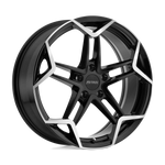 Load image into Gallery viewer, Petrol P1A GLOSS BLACK W/ MACH CUT FACE Wheel - image 2
