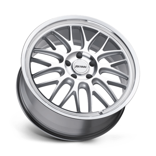 Petrol P4C SILVER W/ MACHINED FACE & LIP Wheel - image 3