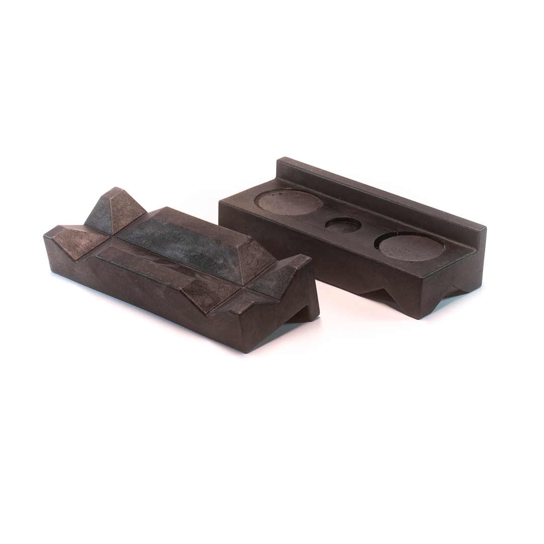 Plastic Vice Jaw Inserts for AN Fitting Assembly