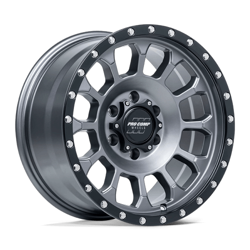 Pro Comp Alloys PA34 ROCKWELL MATTE GRAPHITE W/ BLACK LIP Wheel - image 1