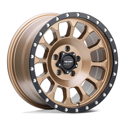 Pro Comp Alloys PA34 ROCKWELL MATTE BRONZE W/ BLACK LIP Wheel - image 1