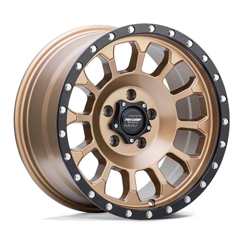 Pro Comp Alloys PA34 ROCKWELL MATTE BRONZE W/ BLACK LIP Wheel - image 2
