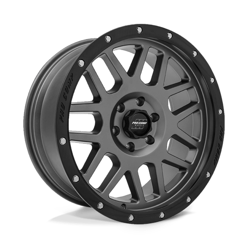 Pro Comp Alloys PA40 VERTIGO DARK GRAY W/ BLACK LIP Wheel - image 1