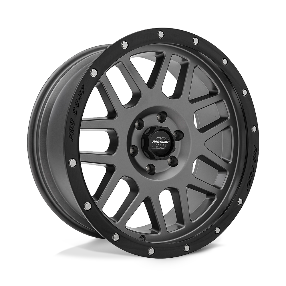 Pro Comp Alloys PA40 VERTIGO DARK GRAY W/ BLACK LIP Wheel - image 2